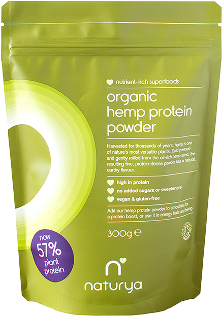 Naturya Organic Hemp Protein Powder 300g - Naturya Organic Hemp Protein Powder (724x724), Png Download