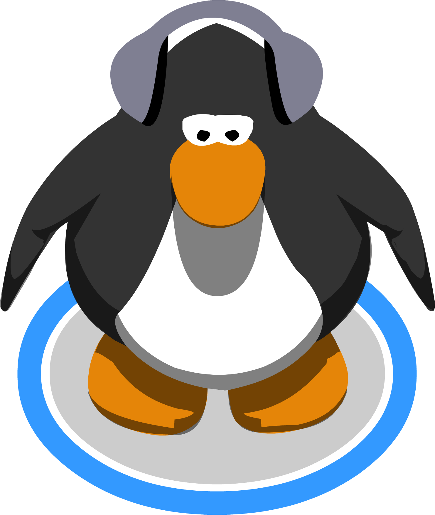 Headphones Ig - Club Penguin Hat Dance (1482x1755), Png Download