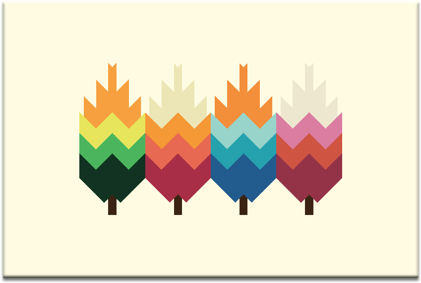 Bohemian Woods - Ayarti Bohemian Woods Stretched Canvas Size: 46cm W (900x900), Png Download