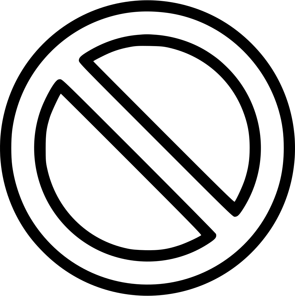 Ban Prohibition Embargo Crossed Circle Sign Comments - Blue Cancel Sign (980x982), Png Download