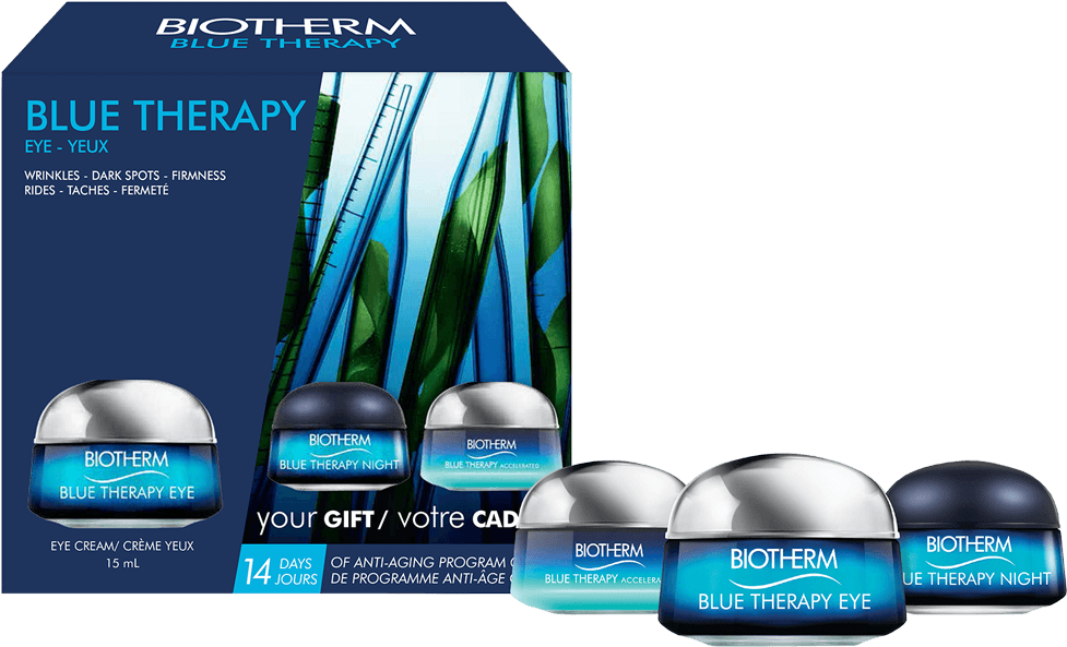 Blue Therapy Accelerated Serum Set Set Biotherm (1000x1000), Png Download