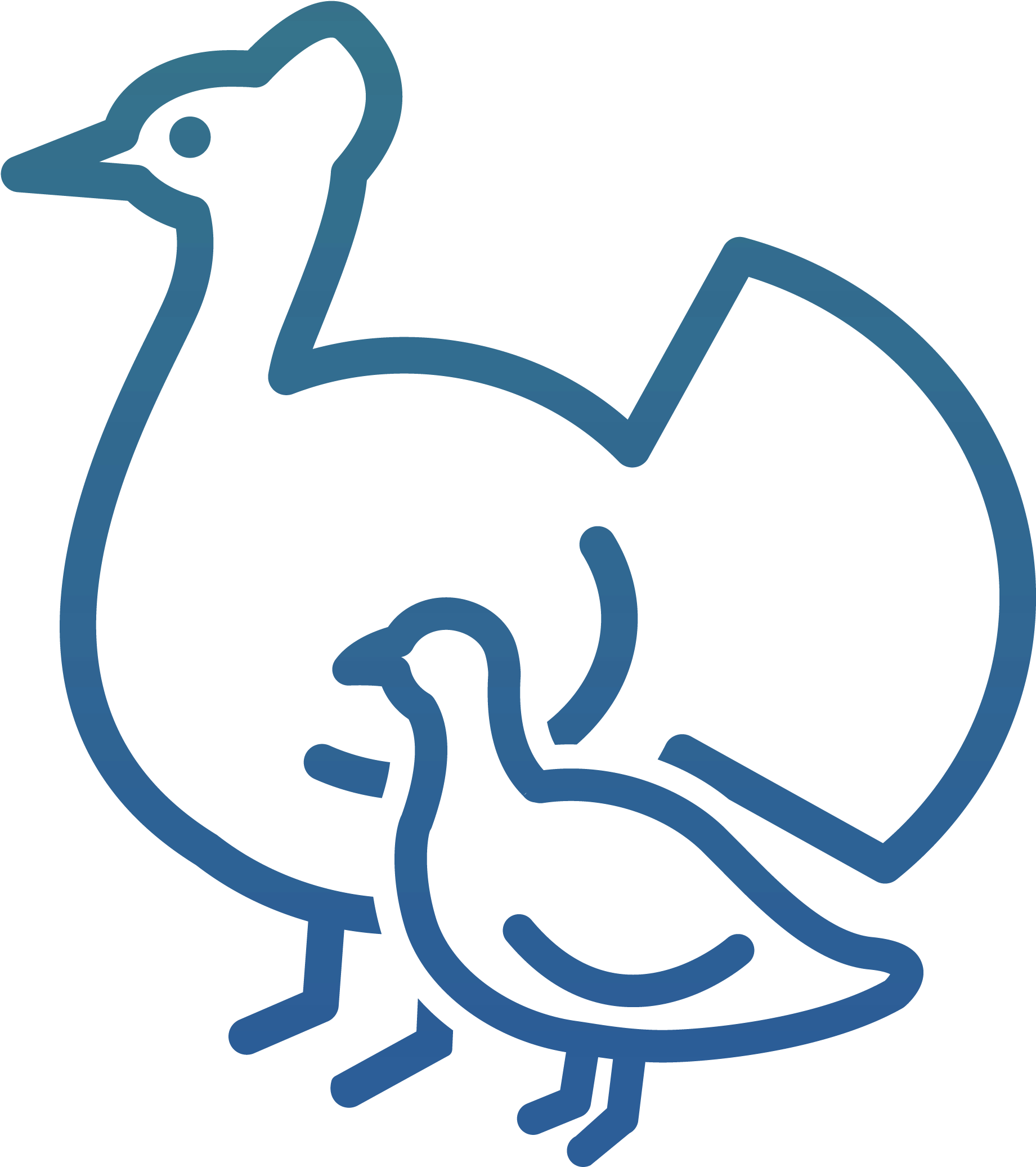 Icon Poultry & Egg Production - Poultry (2084x2084), Png Download