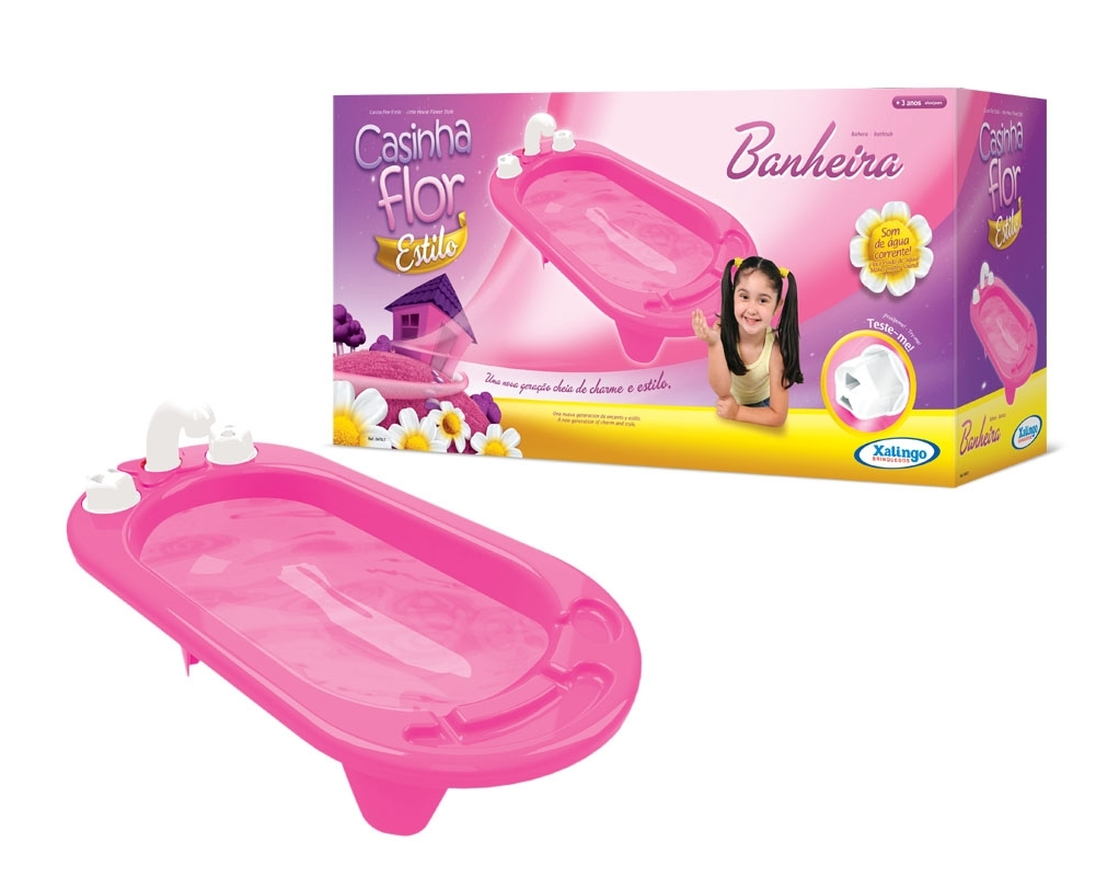 Bañito Con Sonido - Feirinha Casinha Flor Xalingo (1020x1020), Png Download