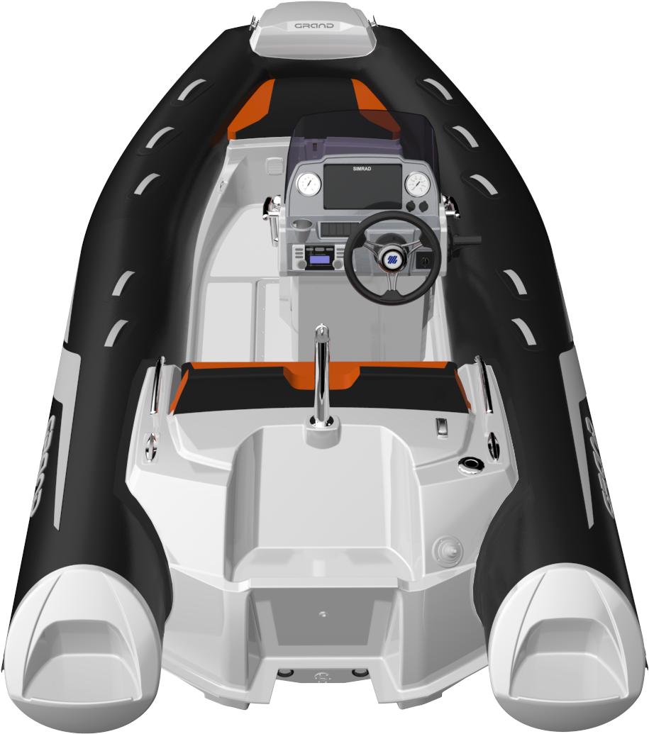 Grand 420 Golden Line Har Innebygget Tank På 55 Liter - Inflatable Boat (1920x1080), Png Download