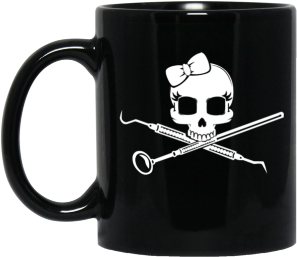 Dental Crossbones Coffee Mug - Mug (600x600), Png Download