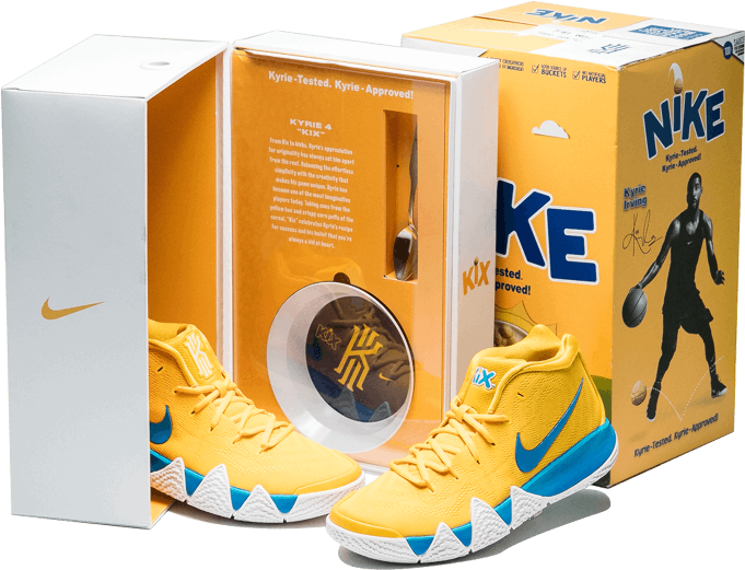 Nike Men's Kyrie 4 Basketball Shoes (1000x600), Png Download