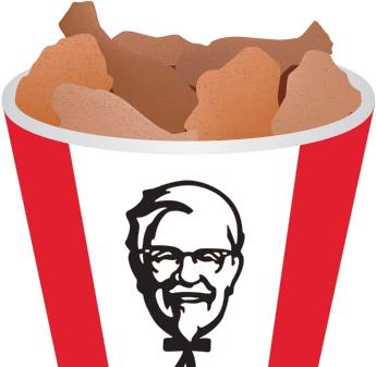 Kfc Clipart Cartoon - Kind Of Food Guyana People Eat (511x336), Png Download