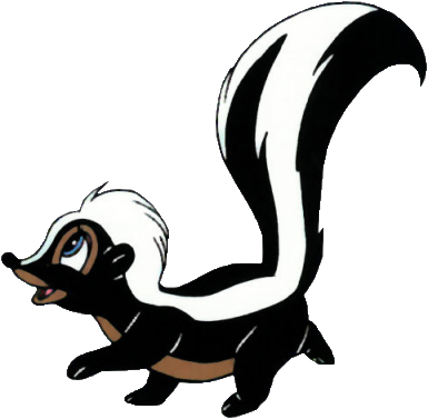 Download - Skunk Clip Art (385x377), Png Download