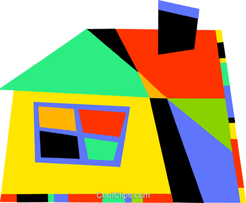 Colorful House Png Photo - Colorful House Png (480x397), Png Download