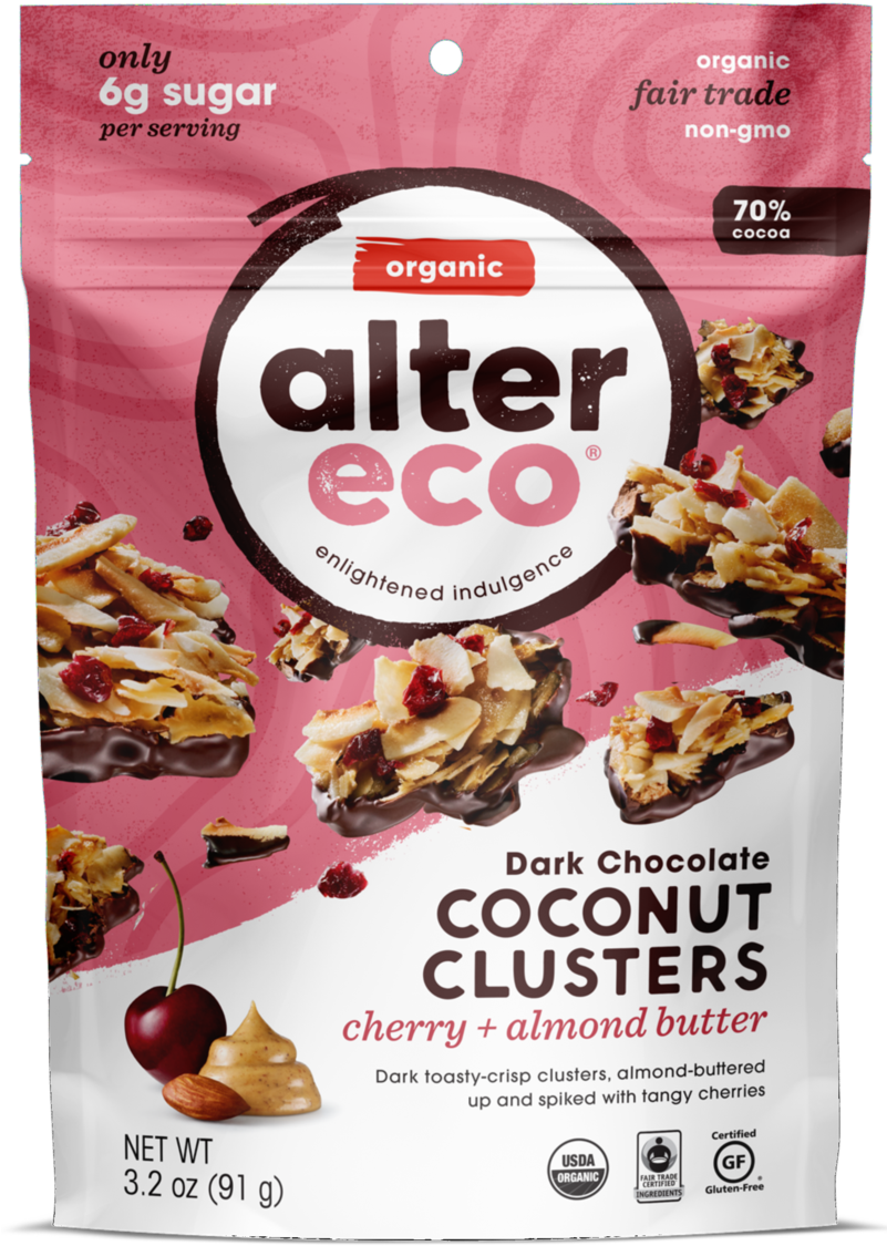 Alter Eco Coconut Clusters (678x1024), Png Download