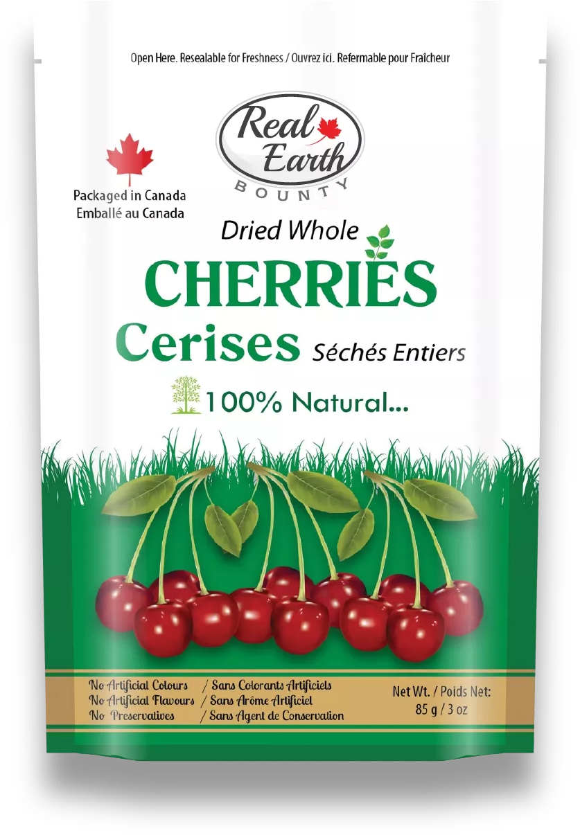Dried Whole Cherries - Dried Fruit (860x1217), Png Download