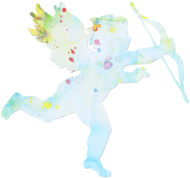Angel, Blue, Watercolor, Cupid, Decoration, Craft, - Cupid Love Quotes (720x720), Png Download