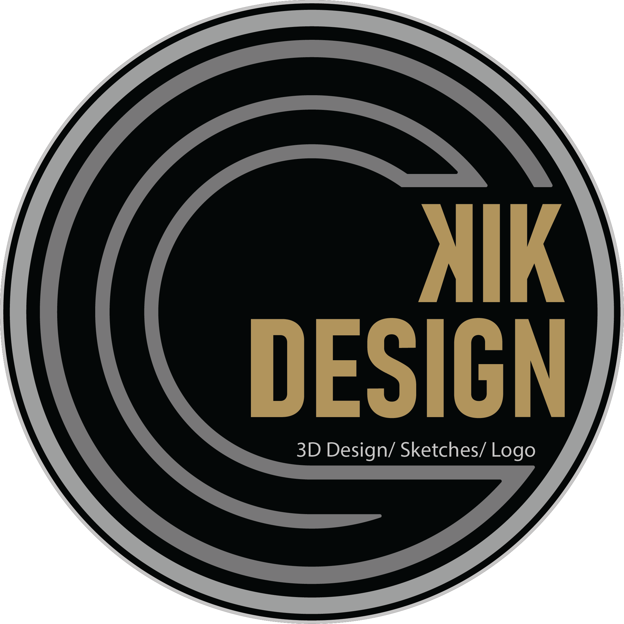 Kik's Artist Shop Kik's Artist Shop Logo - Circle (2084x2084), Png Download