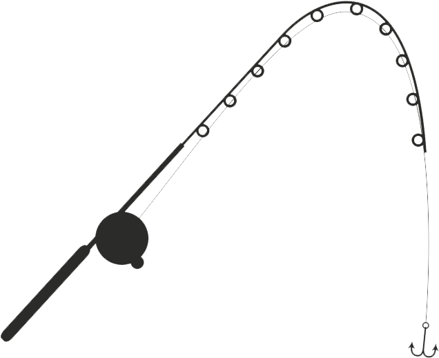 Fishing Pole Png Pic - Fishing Pole Clipart (1103x603), Png Download