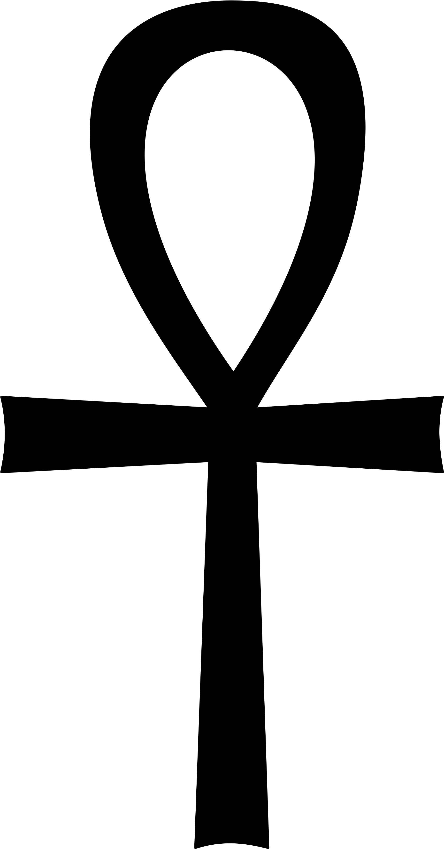 Transparent Download Ankh Drawing Fancy - Immortality Symbol (1200x2107), Png Download