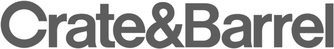 Crate And Barrel - Crate And Barrel Wedding Registry Logo (1000x427), Png Download