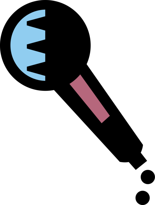 Vector Illustration Of Acoustic To Electric Transducer (530x700), Png Download