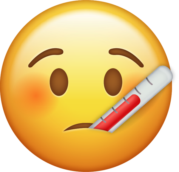 Alarmed And Stunned Green Apple Emoji Cartoon Clipart - Sick Emoji (480x462), Png Download