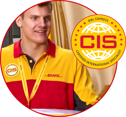 International Shipping Specialists - Dhl Cis (536x500), Png Download