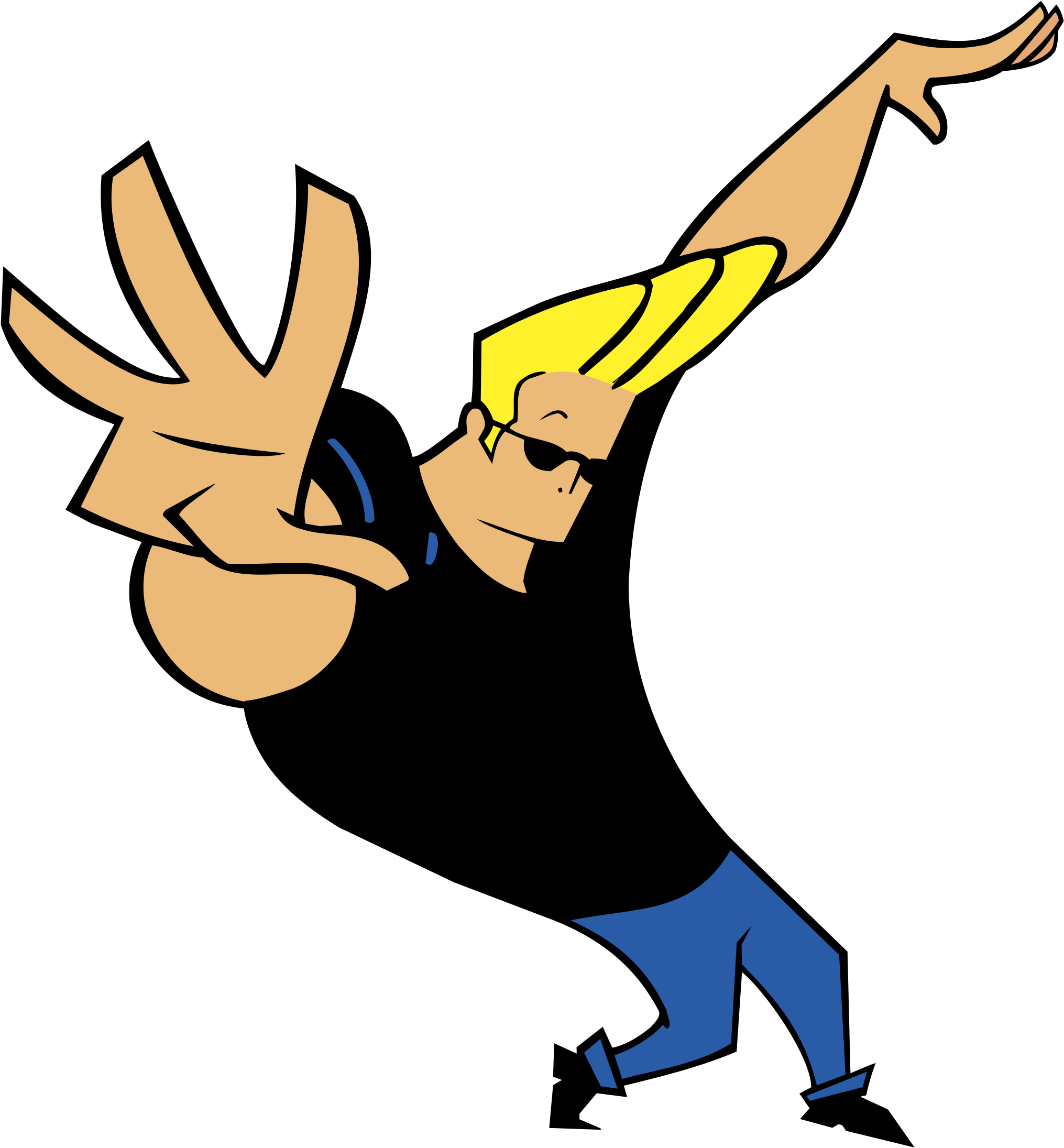 Johnny Bravo Logo Png Transparent - Johnny Bravo Vector (2400x2400), Png Download
