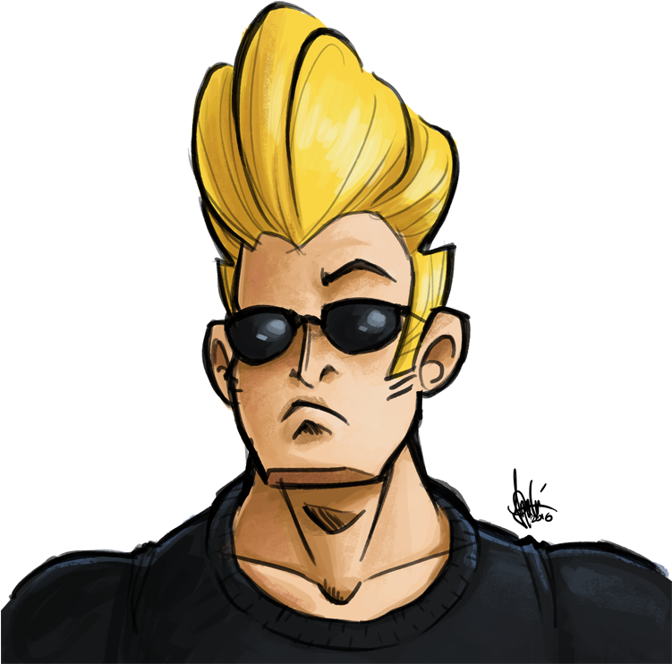 Johnny Bravo Eyewear Vision Care Cartoon Fictional - Johnny Bravo Fan Art (750x750), Png Download
