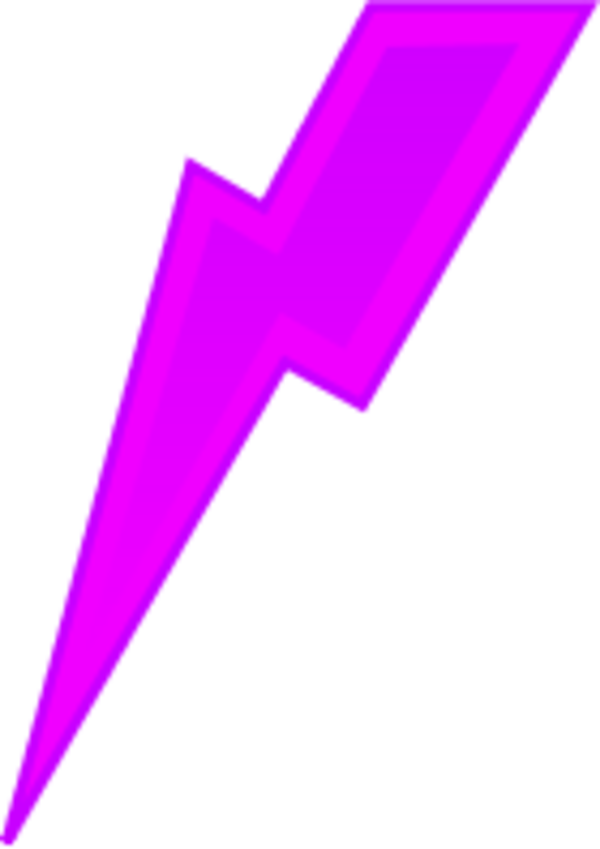 Vector Clip Art - Red Lighting Bolts (600x849), Png Download