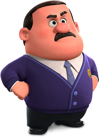 Nicelander Gene - Wreck It Ralph Hotel Characters (500x500), Png Download