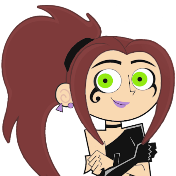 Johnny Bravo Smiling - Total Drama Ember Mclain (600x601), Png Download