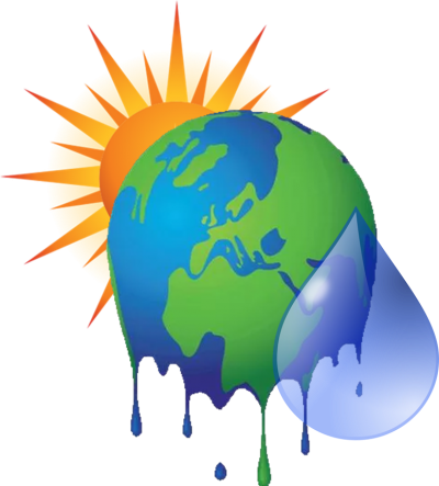 Sun, World, Waterdrop, Climate Change Png Png Images - Climate Change Png (400x443), Png Download