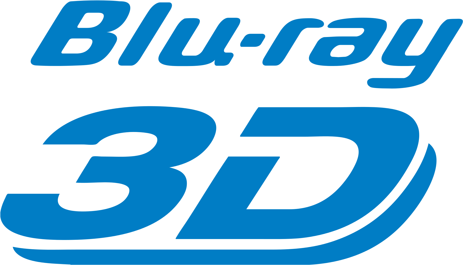 Blu Ray 3d Logo - Blu Ray Disc 3d Logo (1863x1072), Png Download