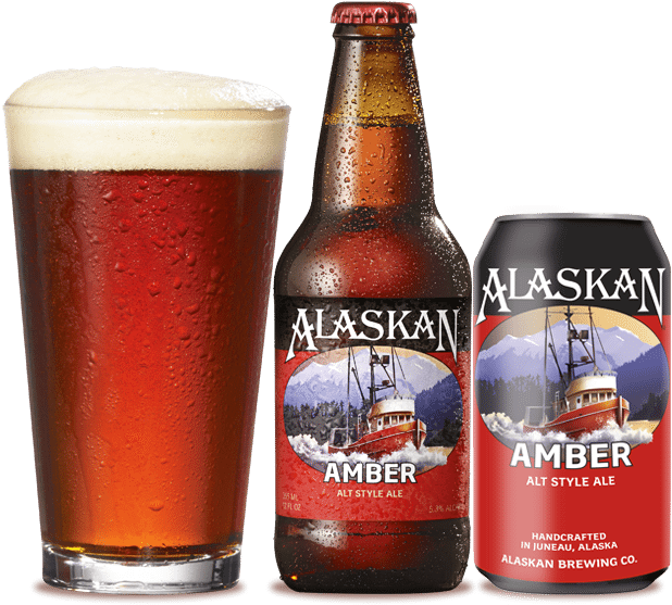 Alaskan Amber - Alaskan Amber Ale (619x583), Png Download
