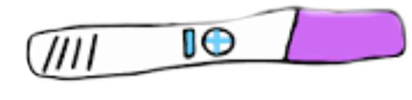 Pregnant Pregnancy Announcement Baby Test Pregnancytest - Baby Announcement (1024x1024), Png Download