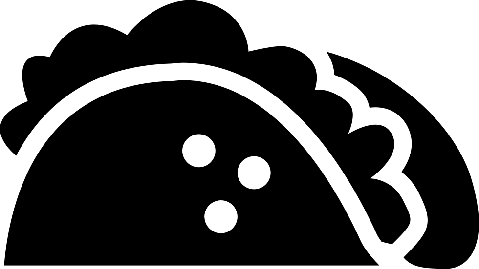 Image Library Taco Png Icon Free Download Onlinewebfonts - Taco Outline Png (980x552), Png Download