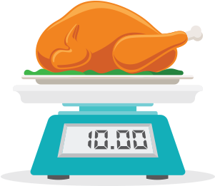 10 Lb Turkey - Vector Graphics (385x335), Png Download