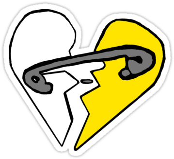 Logo, 5sos, And Love Image - Safety Pin 5sos Png (375x360), Png Download