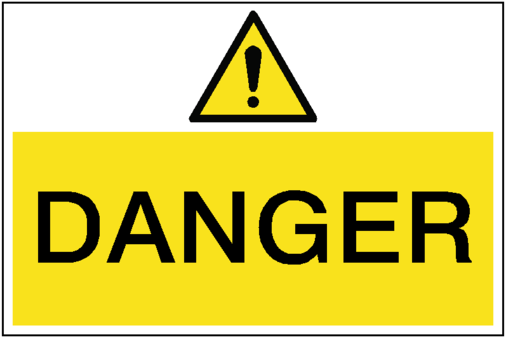 Danger Hazard Sign - Seton Quarantine Area Anti-slip Floor Signs (600x600), Png Download
