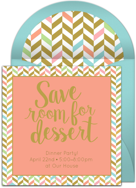Save Room For Dessert Online Invitation - Mussvital Balsamo Reparador Opiniones (650x650), Png Download