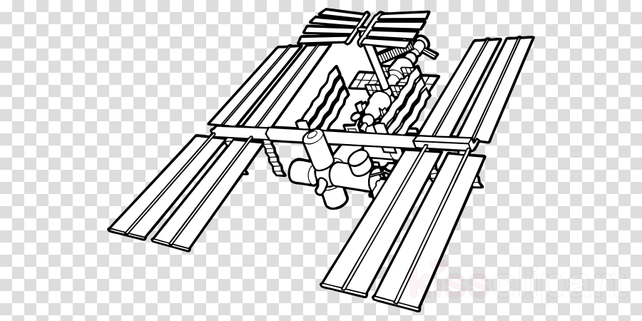 International Space Station Mousepad (900x450), Png Download