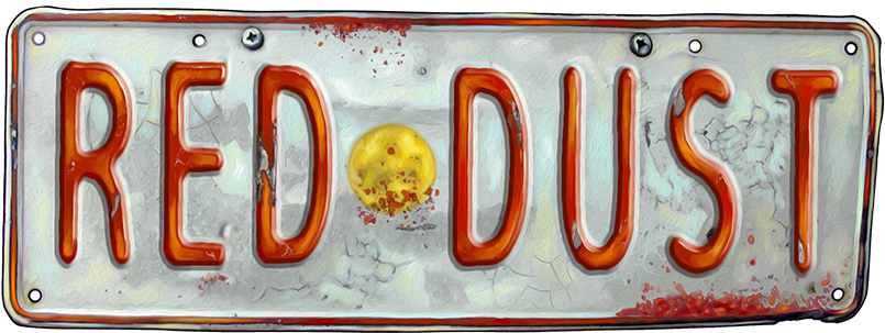 Red Dust Logo (850x387), Png Download