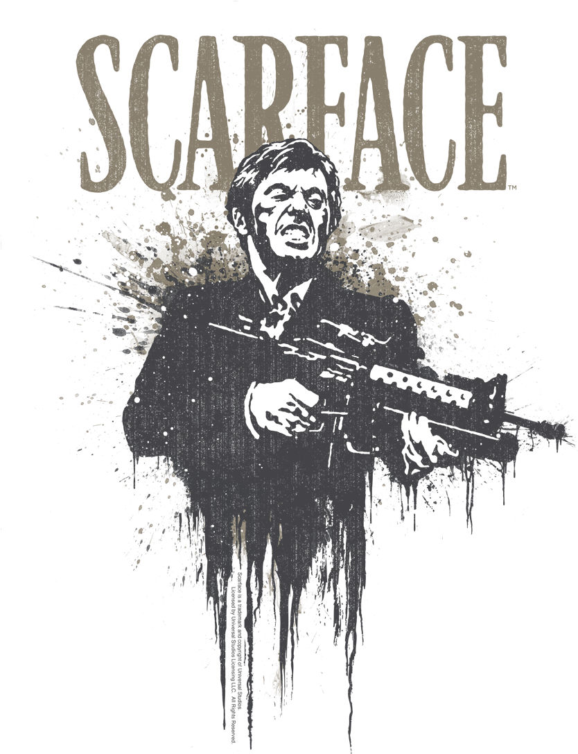 Scarface Grimace Men's Regular Fit T-shirt - Music 2 Kill By, Vol. 2 - Cd (850x1123), Png Download