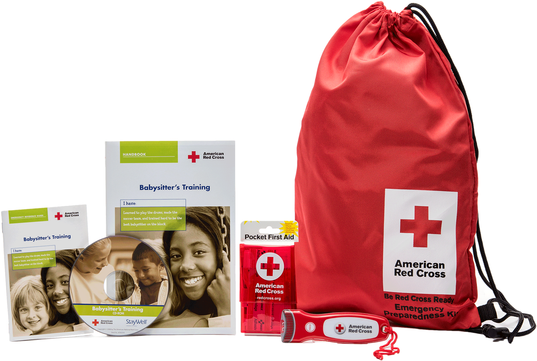 Babysitters Training Deluxe Student Kit - American Red Cross Babysitter's Training Handbook [book] (2000x2000), Png Download