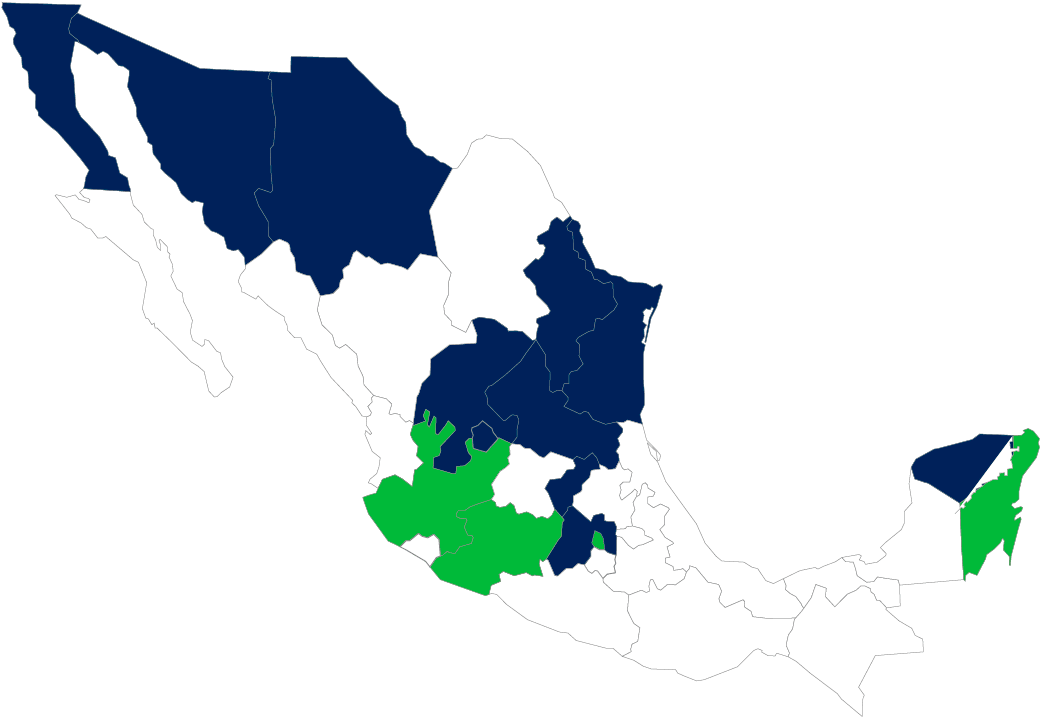 Mapa Belskin Min - 2018 Mexican Election (1200x750), Png Download