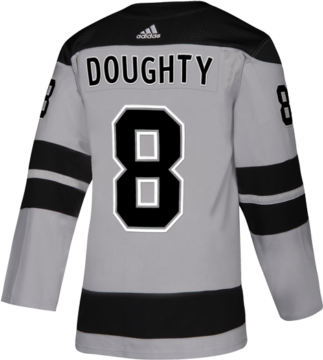La Kings Authentic Pro Drew Doughty Alternate Jersey - Los Angeles Kings (500x667), Png Download