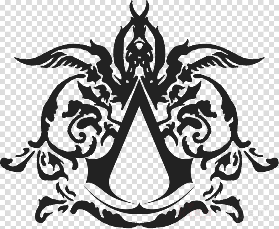 Creed Logos Clipart Assassin's Creed - Assassins Creed Brotherhood Logo (900x740), Png Download
