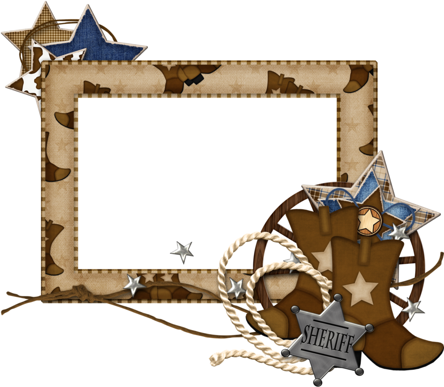 Http Rosimeri Minus Mtpo0rygsw0ut Crafts Cowgirl Birthday - Cuadro De Fotos Vaquero (900x900), Png Download