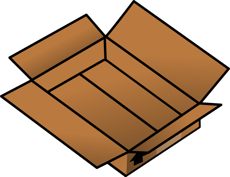 Box Clipart - Turtle In A Box Clipart (800x614), Png Download