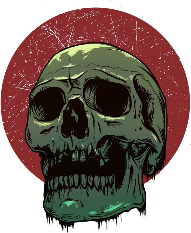 Swamp Skull - Tattoo (805x993), Png Download