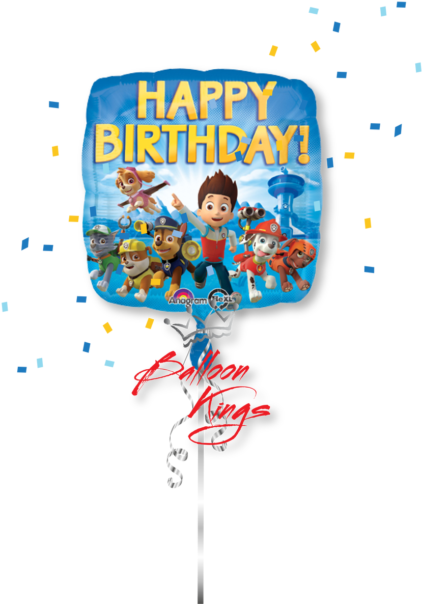 Happy Birthday Paw Patrol Group - Paw Patrol Happy Birthday (1071x1280), Png Download