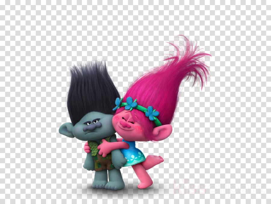 Trolls Png Clipart Dj Suki King Peppy Guy Diamond - Branch And Poppy Trolls (900x680), Png Download