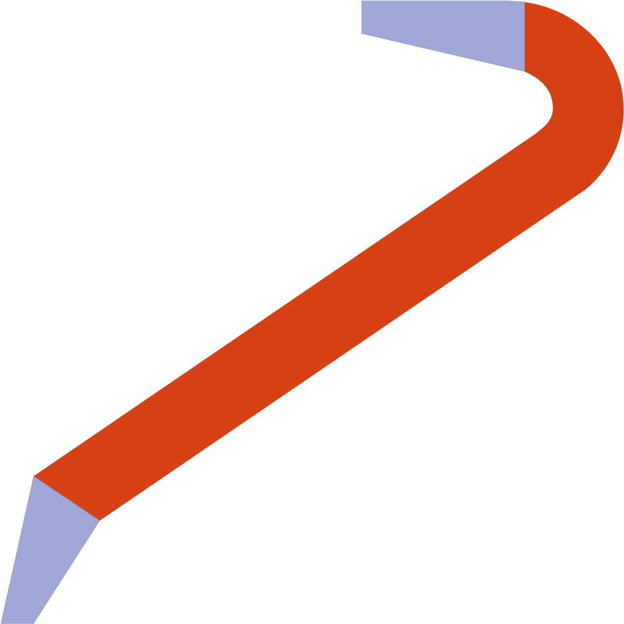 Crowbar Icon (1600x1600), Png Download